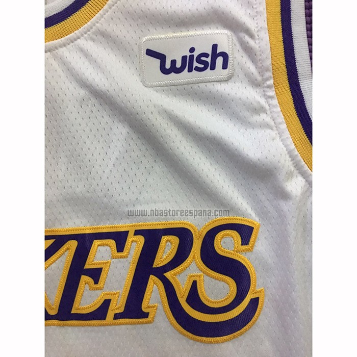Camiseta Los Angeles Lakers Kobe Bryant NO 24 Association 2018-19 Blanco